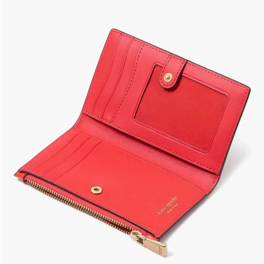 NWT! kate spade Morgan Bandana Small Slim Bifold Wallet